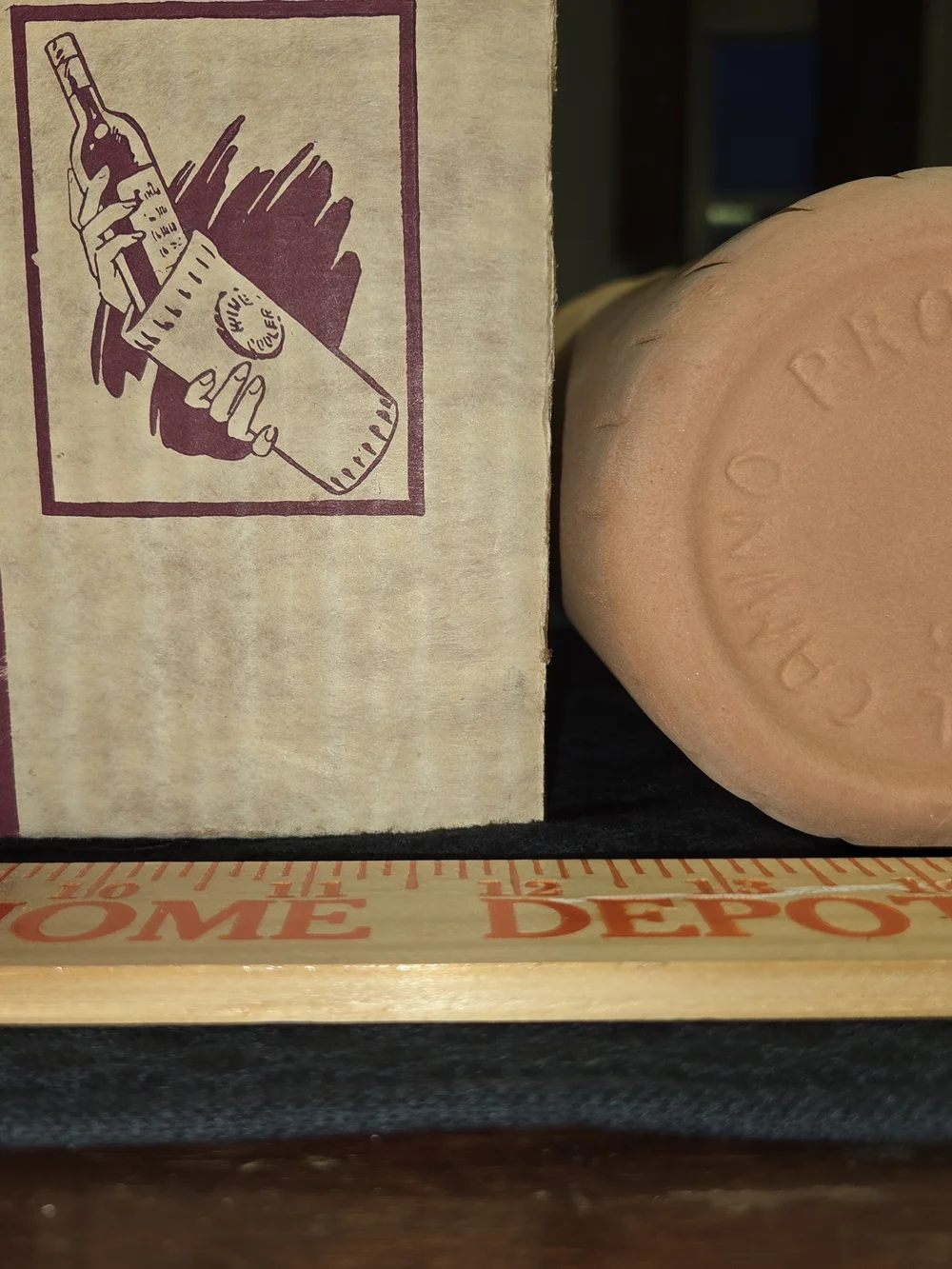 Terracotta Tan Wine Cooler - Natural Clay Bottle Chiller